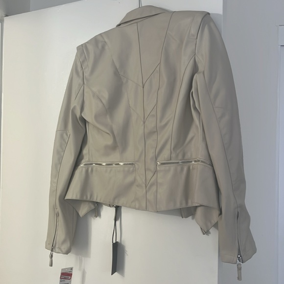 BlankNYC taupe leather jacket. Small NWT - Picture 2 of 2